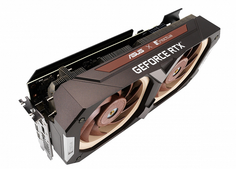 Самая тихая видеокарта в классе. Представлена Asus GeForce RTX 3070&nbsp;Noctua&nbsp;Edition